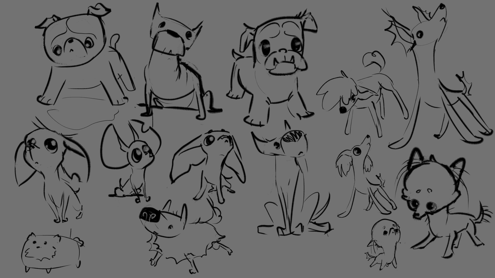 Dog Side of the Moon Character Design 2